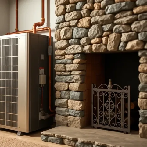 Jak Podłączenie pompy ciepła z kominkiem