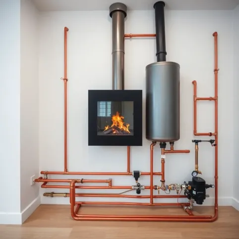 Jak podłączyć kominek z płaszczem wodnym do podłogówki