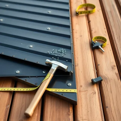 Jak położyć blachę na dach płaski