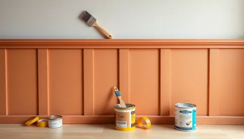 jak pomalować boazerię