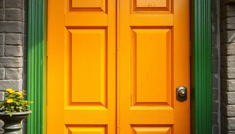 Jak pomalować drzwi wejściowe