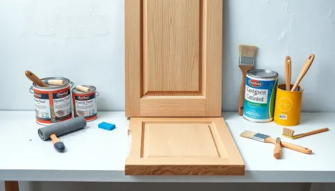 jak pomalować drzwi z okleiny