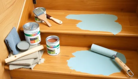Jak pomalować schody drewniane