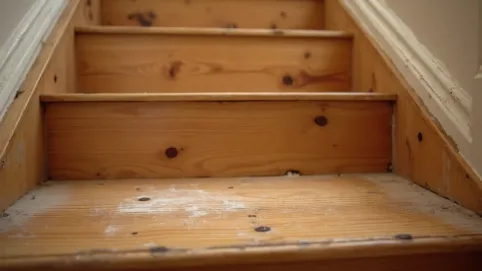 Jak pomalować schody drewniane lakierowane