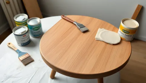 Jak pomalować stół z okleiny