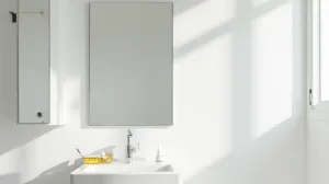 Jak przykleić lustro do pomalowanej ściany