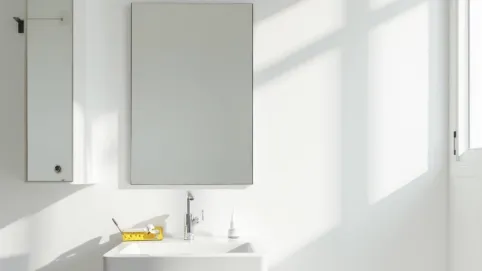 Jak przykleić lustro do pomalowanej ściany