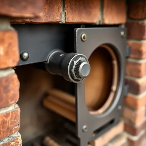 Jak regulować szyber w kominku