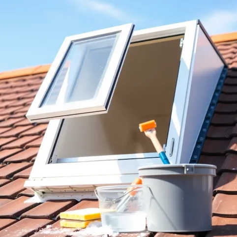 Jak umyć okno dachowe z dolnym otwieraniem