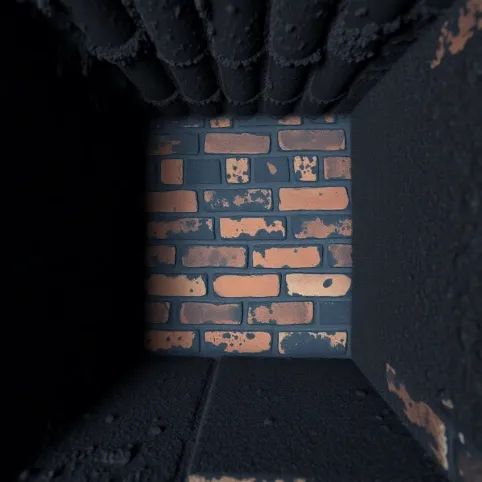 Jak wyczyścić komin ze smoły