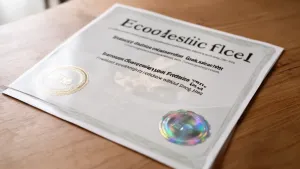 jak wygląda certyfikat kominka