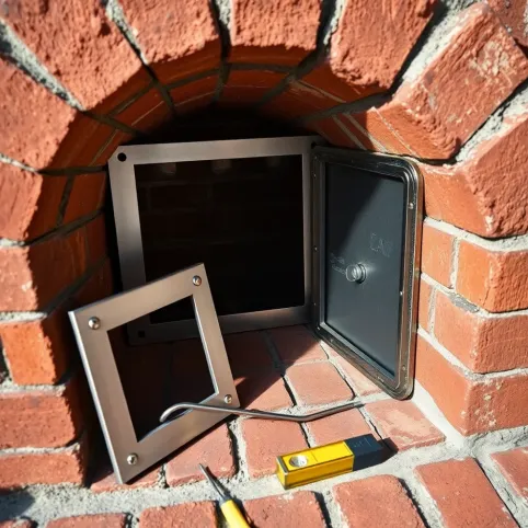 Jak zamontować wyczystkę w kominie