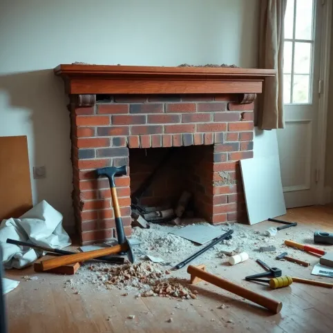 Jak zlikwidować kominek w domu