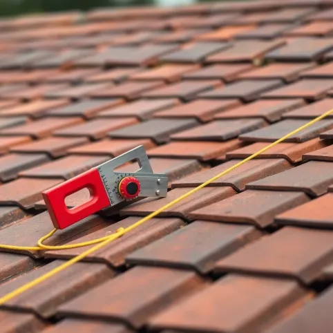 Jak zmierzyć kąt prosty na dachu