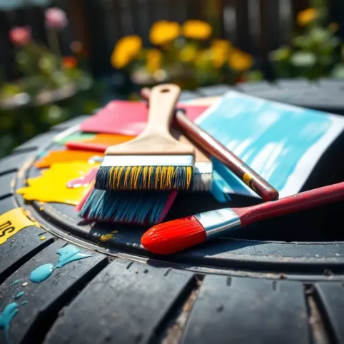 Jaka farba do malowania gumy