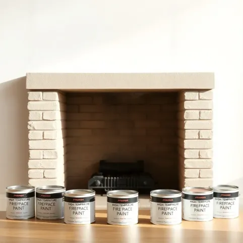 Jaką farbą pomalować kominek