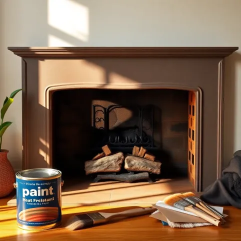 Jaką Farbą Pomalować Obudowę Kominka