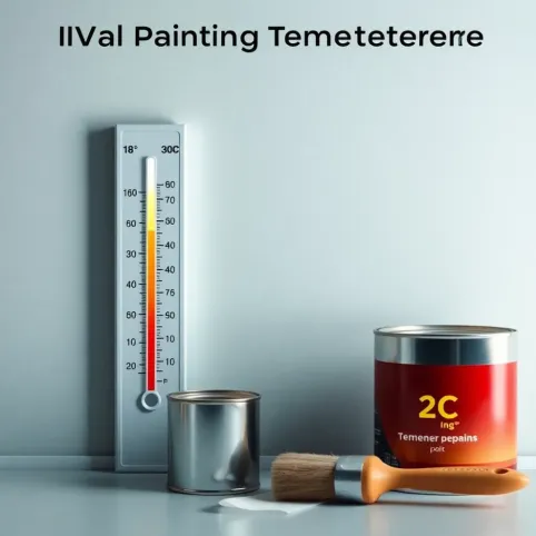 Jaka temperatura do malowania