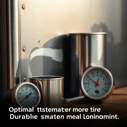 Jaka temperatura do malowania metalu