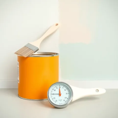 Jaka temperatura do malowania ścian