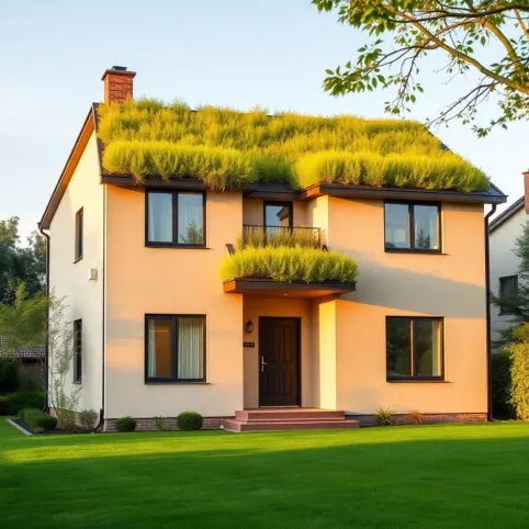 Jaki kolor domu do zielonego dachu