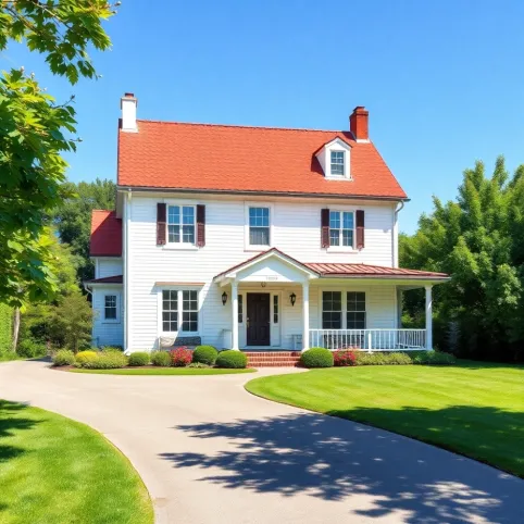 Jaki kolor elewacji do czerwonego dachu