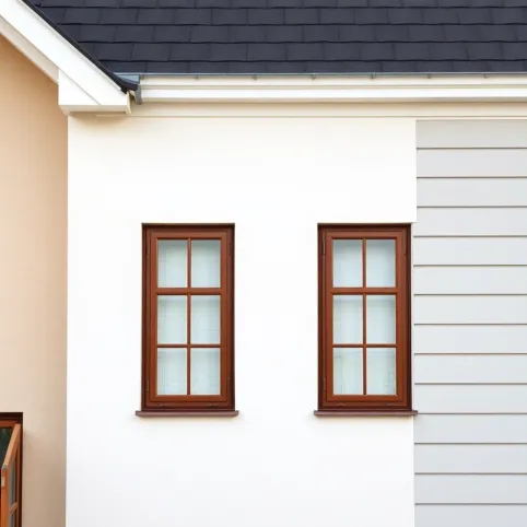 Jaki kolor elewacji do grafitowego dachu i brązowych okien