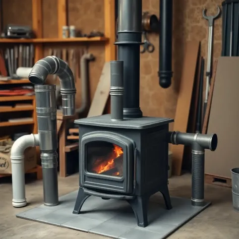 Jaki komin do kozy na drewno