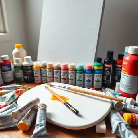 Jakie farby wybrać do malowania na płótnie