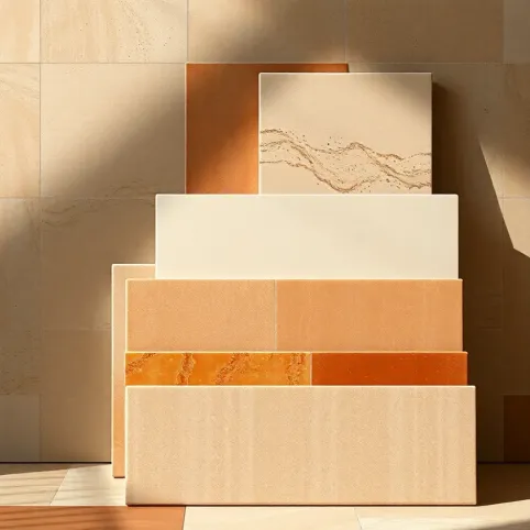 Kafle ceramiczne do obudowy kominka