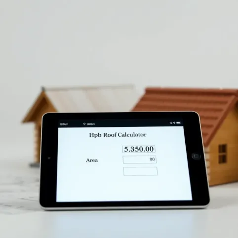 Kalkulator powierzchni dachu kopertowego