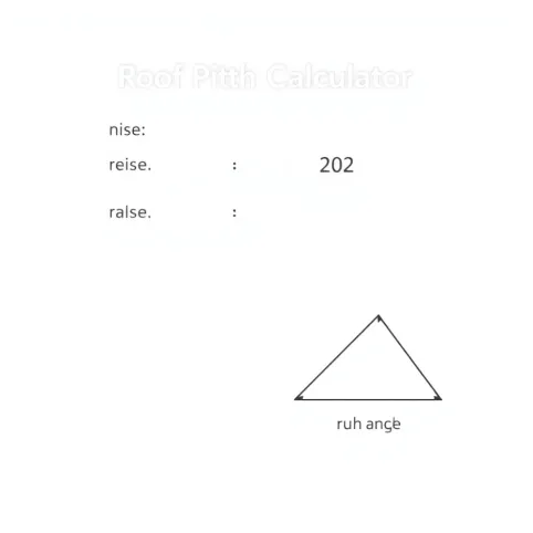 Kąt nachylenia dachu kalkulator