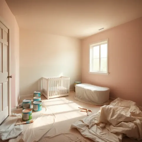 Kiedy malować pokój dla niemowlaka