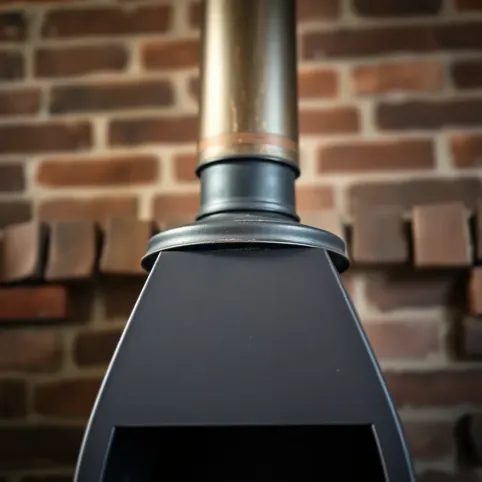 Komin do kominka stalowy