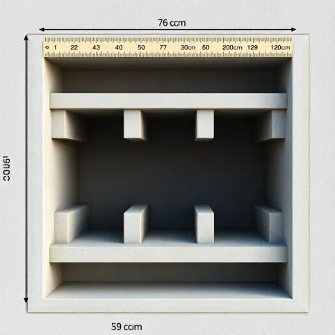 komin wentylacyjny 3kanałowy wymiary
