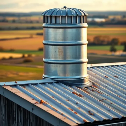 Komin wentylacyjny do obory