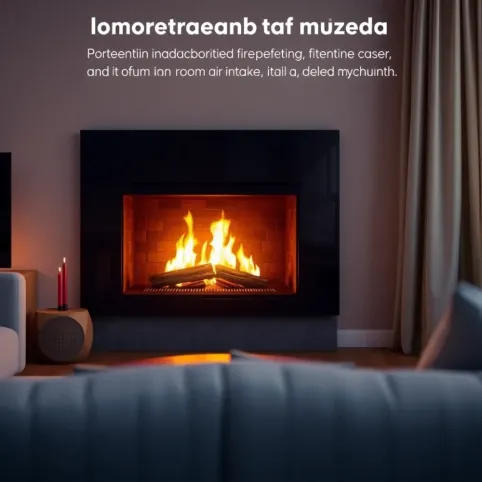 Kominek bez dolotu powietrza z zewnątrz