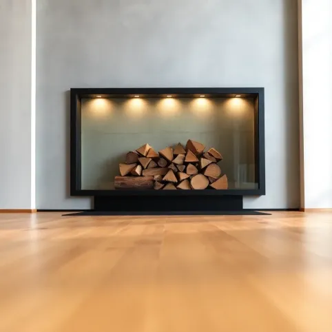 Kominek na ogrzewaniu podłogowym