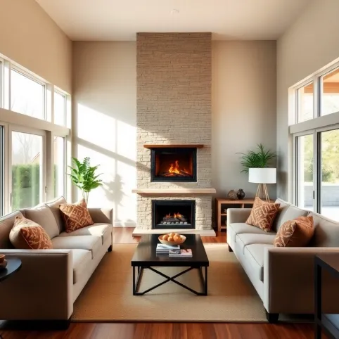 Kominek Narożny W Salonie Aranżacje