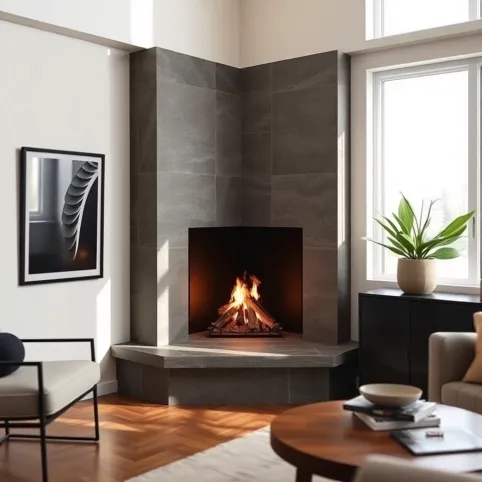 Kominek Narożny Zabudowa