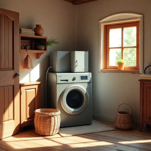 Kominek w starym domu