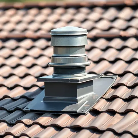 Kominek wentylacyjny do blachodachówki montaż