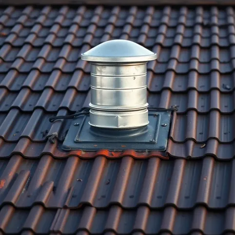 Kominek wentylacyjny do blachodachówki ocieplony