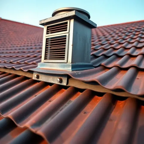 Kominek wentylacyjny na blachodachówkę