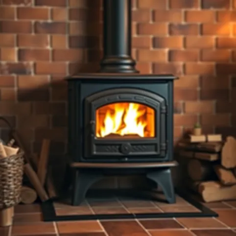 Kominek z pieca kaflowego