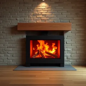 Kominek z płaszczem wodnym 20 kW