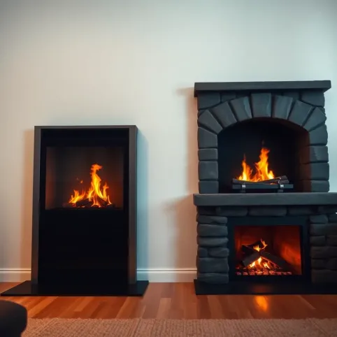 Kominek z płaszczem wodnym czy bez