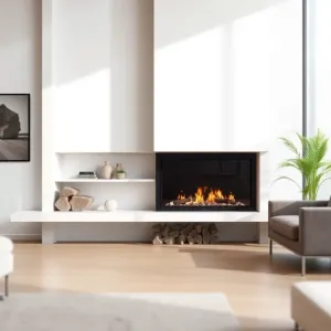 Kominek z płaszczem wodnym do rekuperacji