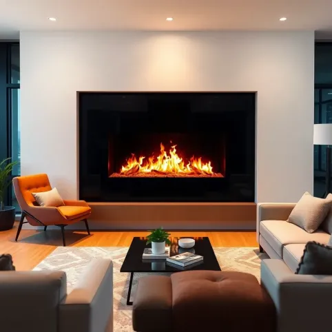 Kominki gazowe do salonu