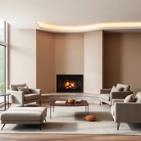 Kominki Narożne Do Salonu